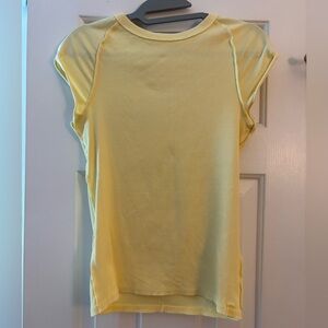 We The Free Yellow Short Sleeve Tee